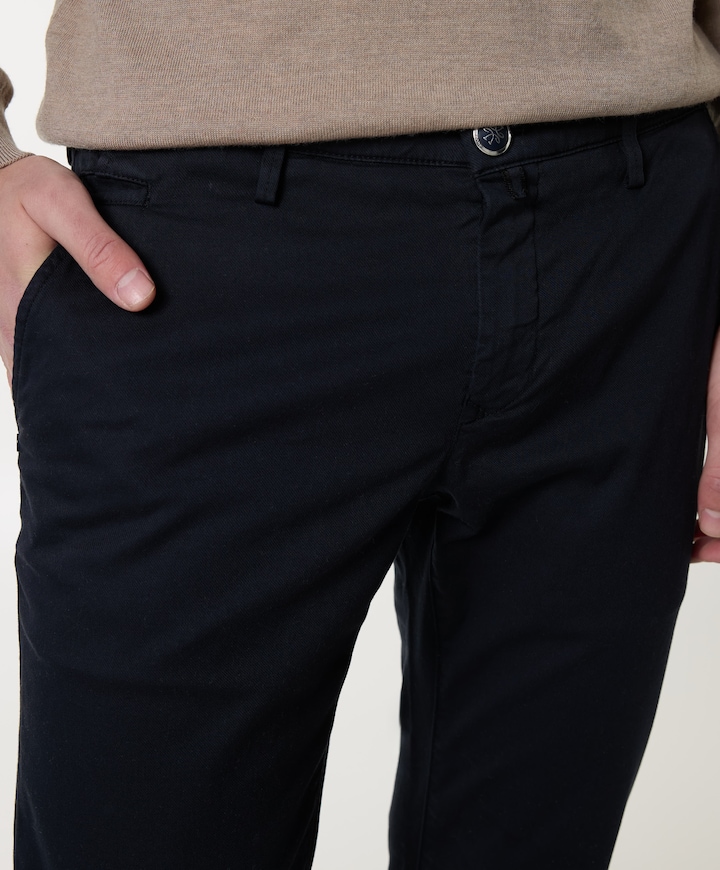 Bobby Slim Fit heren pantalon blauw