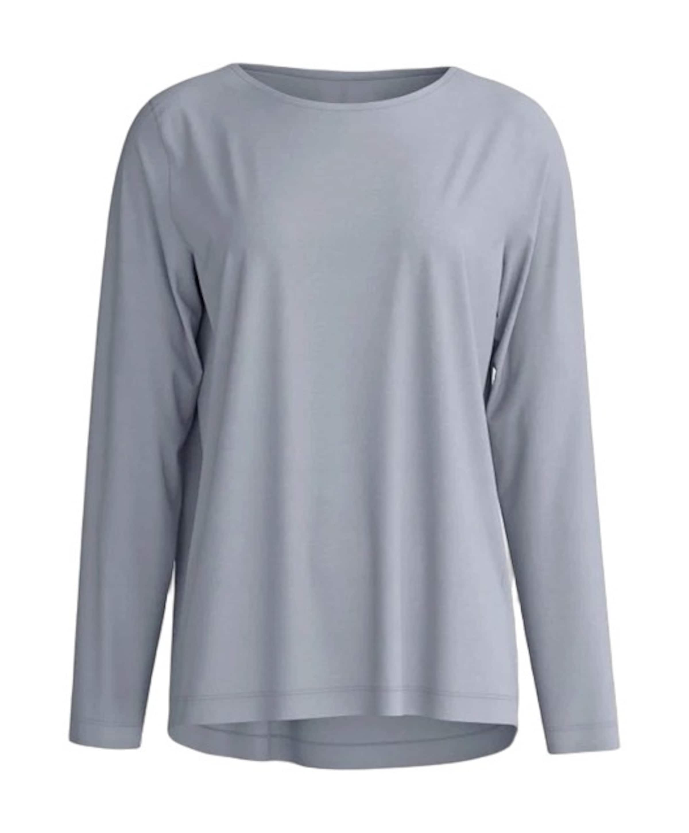 Dames pyjamatop grijs