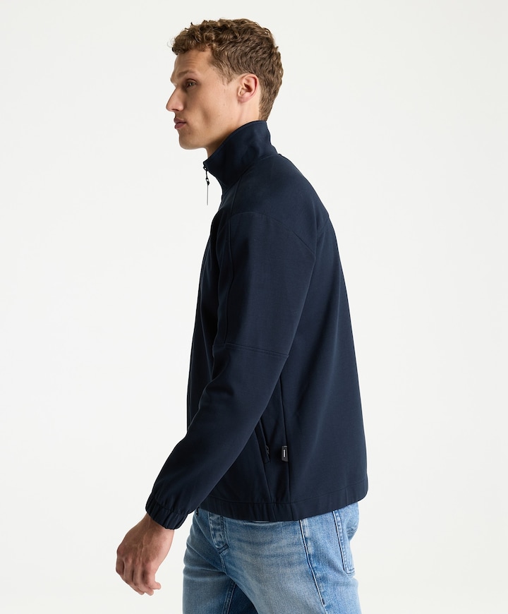 Heren vest blauw