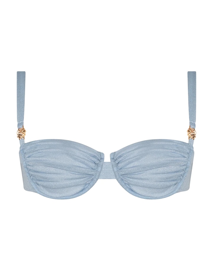 Dames bikinitop blauw