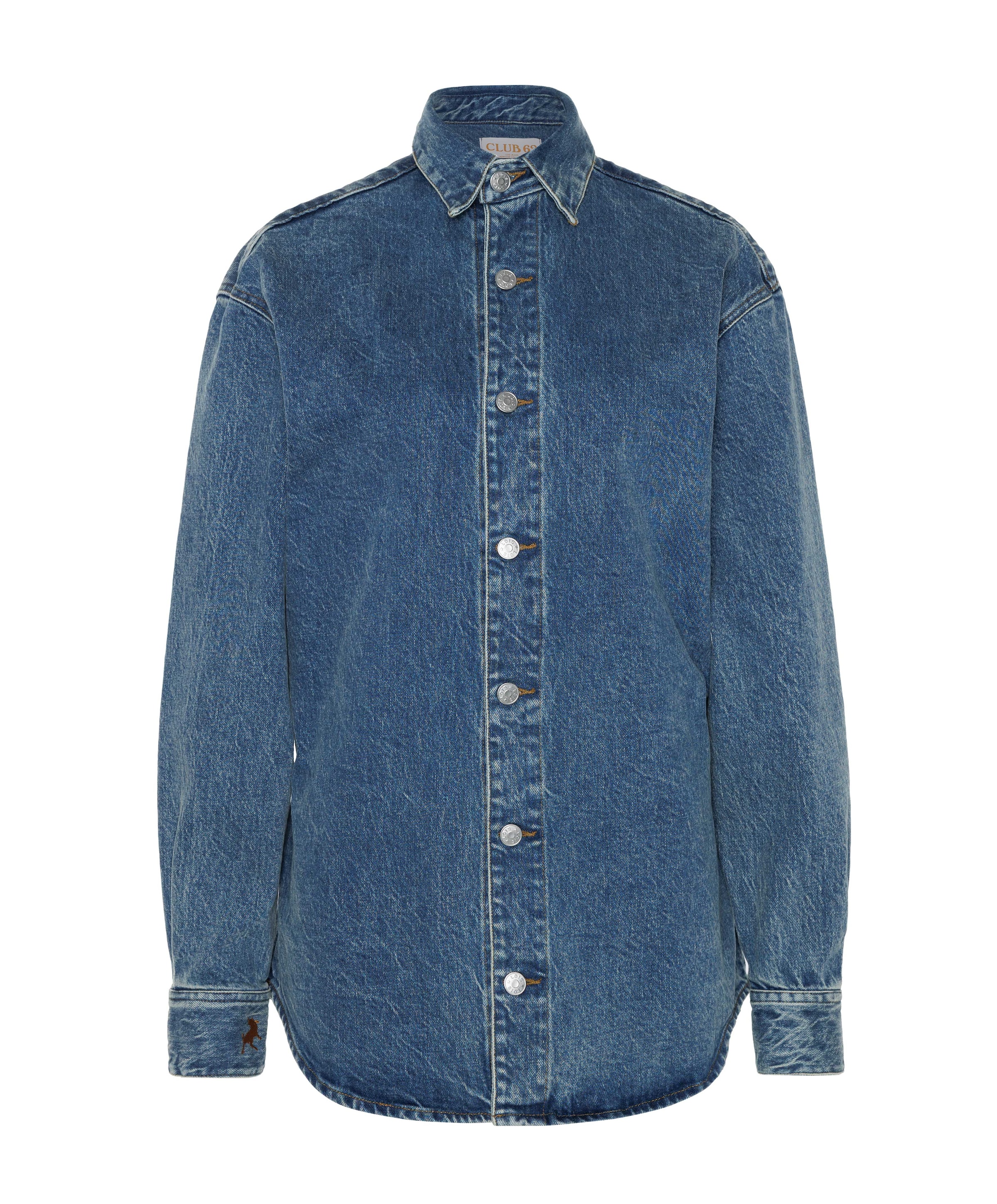 Dames blouse blauw
