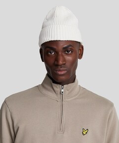 Heren trui met rits beige