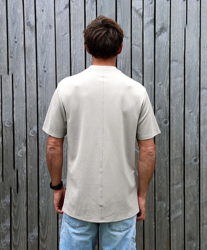 Heren T-shirt beige