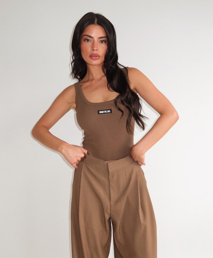Dames body groen