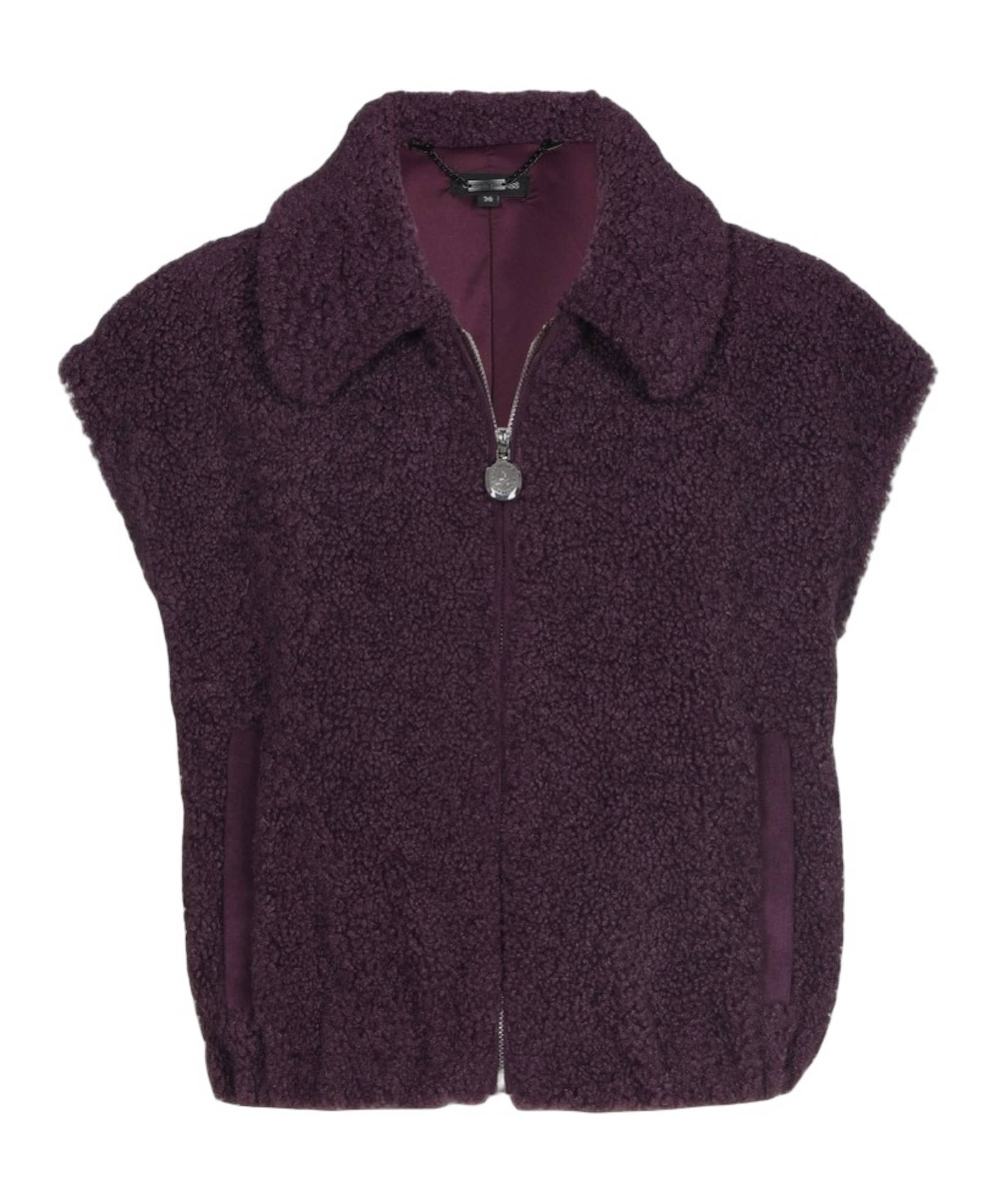 Dames gilet paars