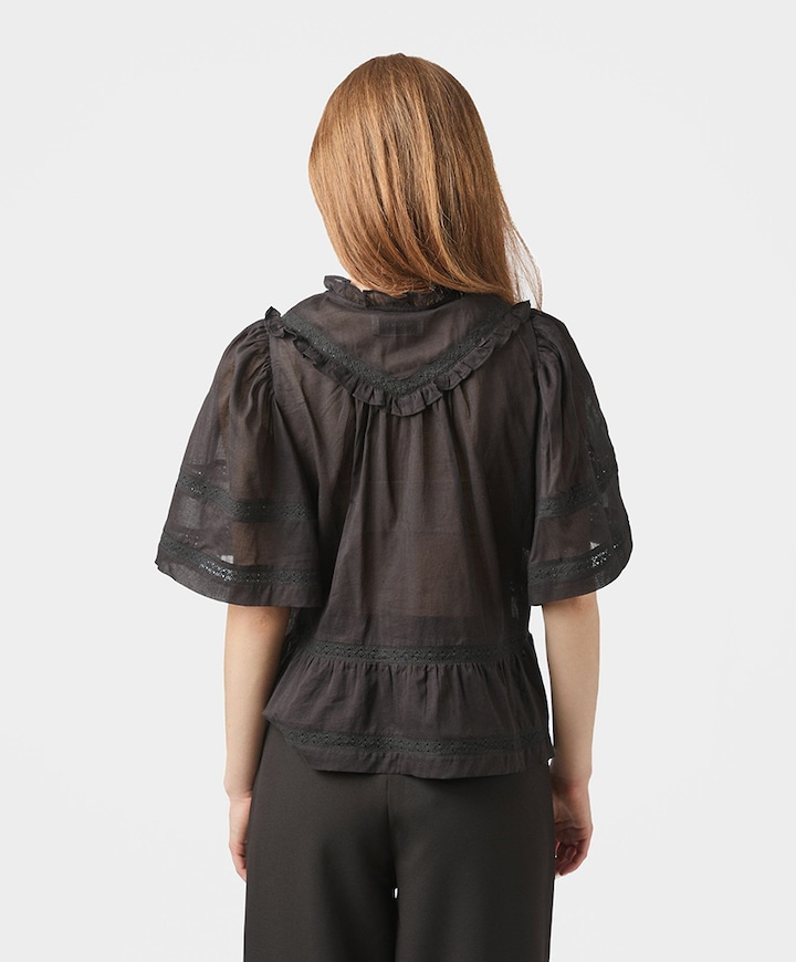 Dames blouse zwart