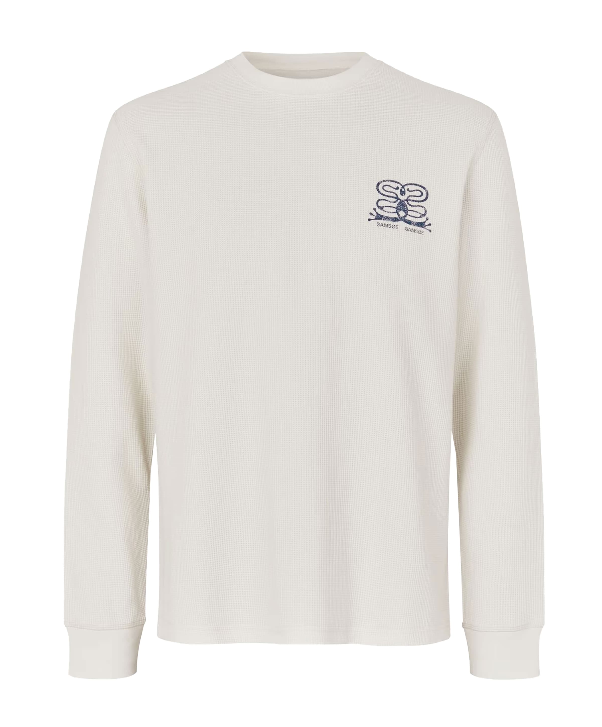 Heren longsleeve ecru