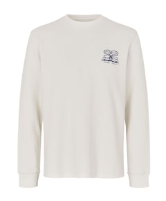 Heren longsleeve ecru