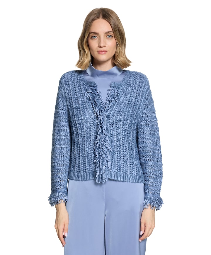 Dames vest blauw