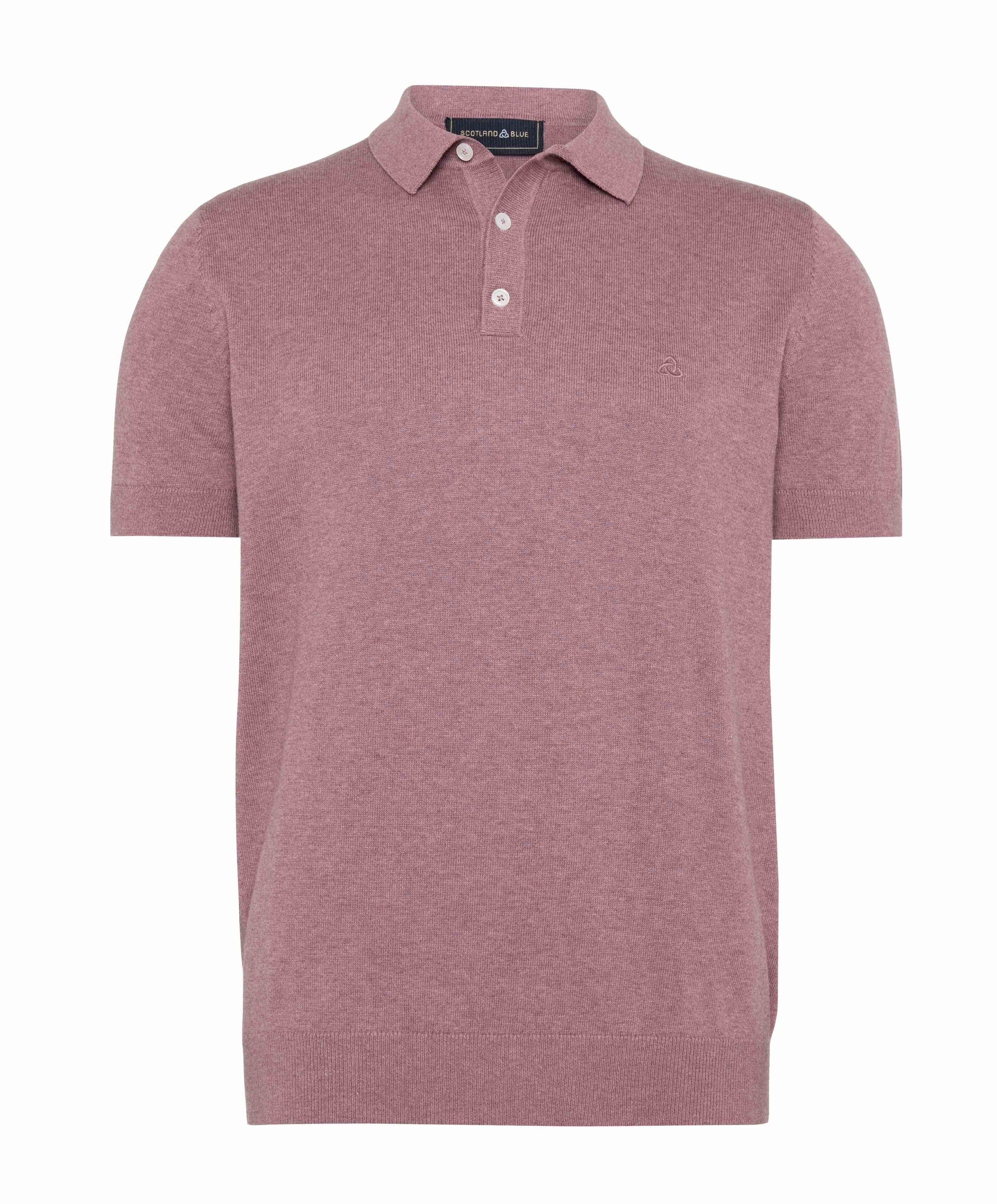 Heren polo paars
