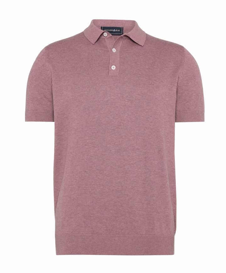 Heren polo paars