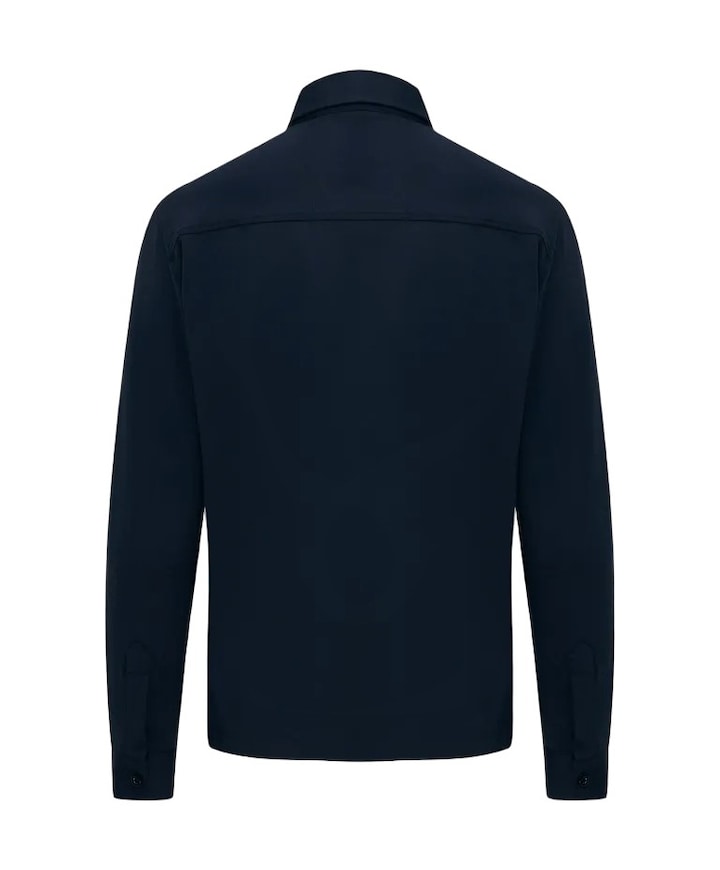 Heren overshirt blauw