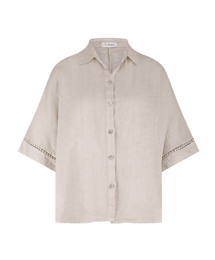 Dames blouse beige