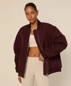 Dames jas bordeaux