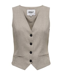 Dames gilet beige