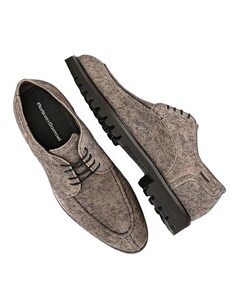heren veterschoenen beige