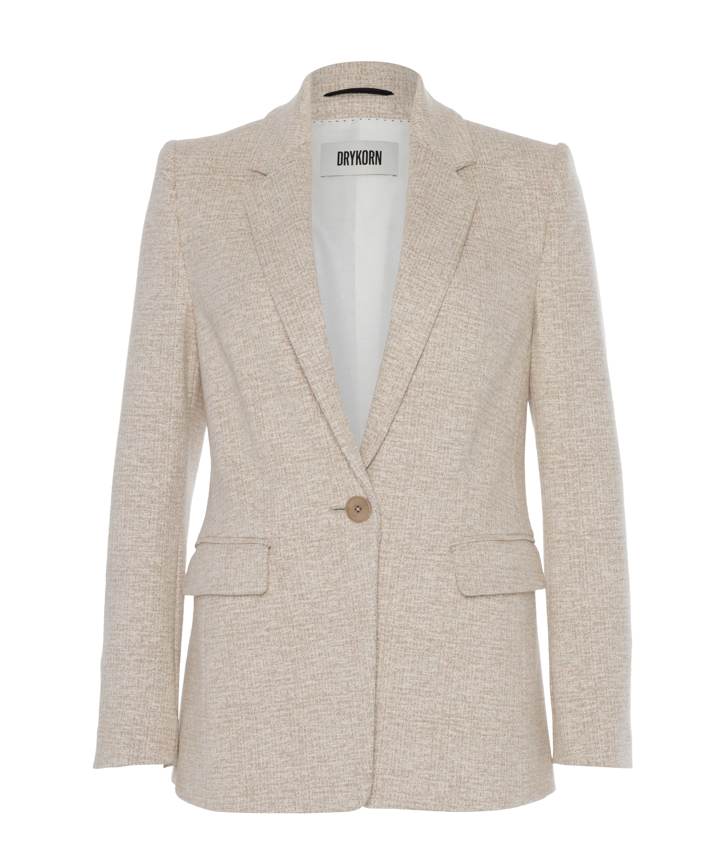 Dames blazer beige