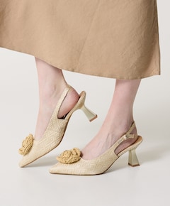Denise dames slingbacks beige