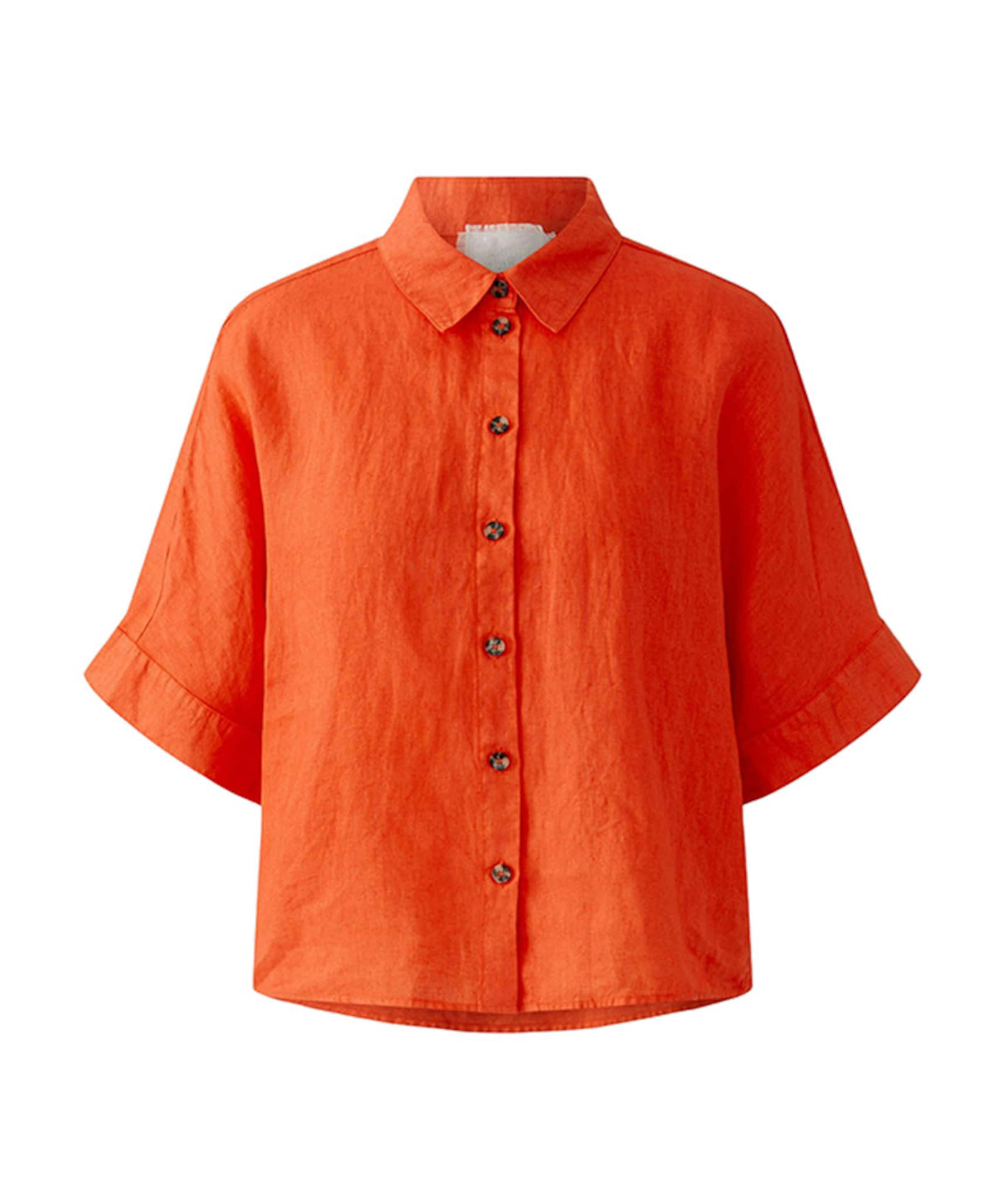 Dames blouse oranje