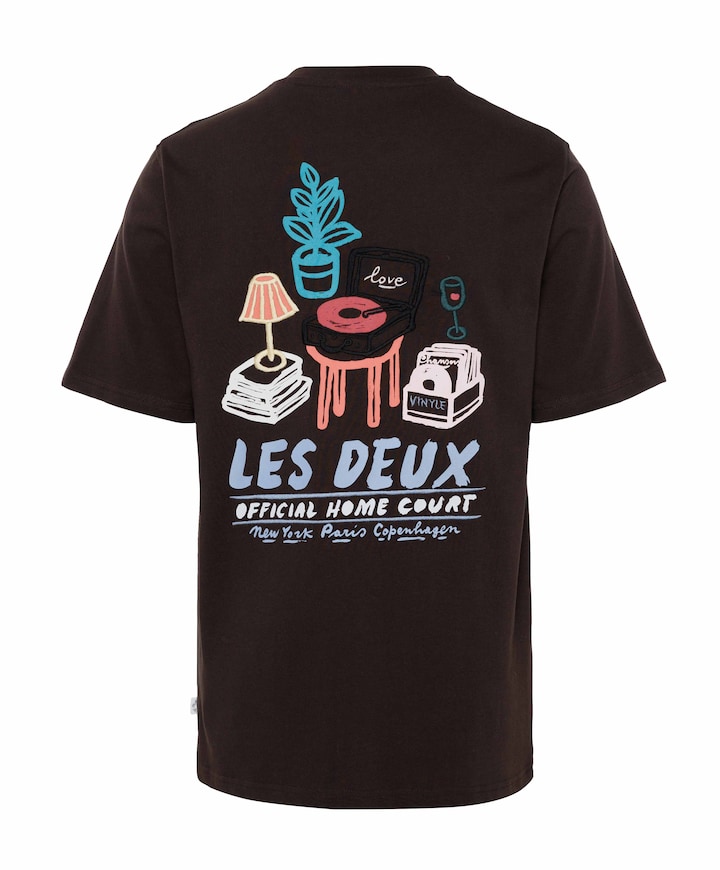 Heren T-shirt bruin