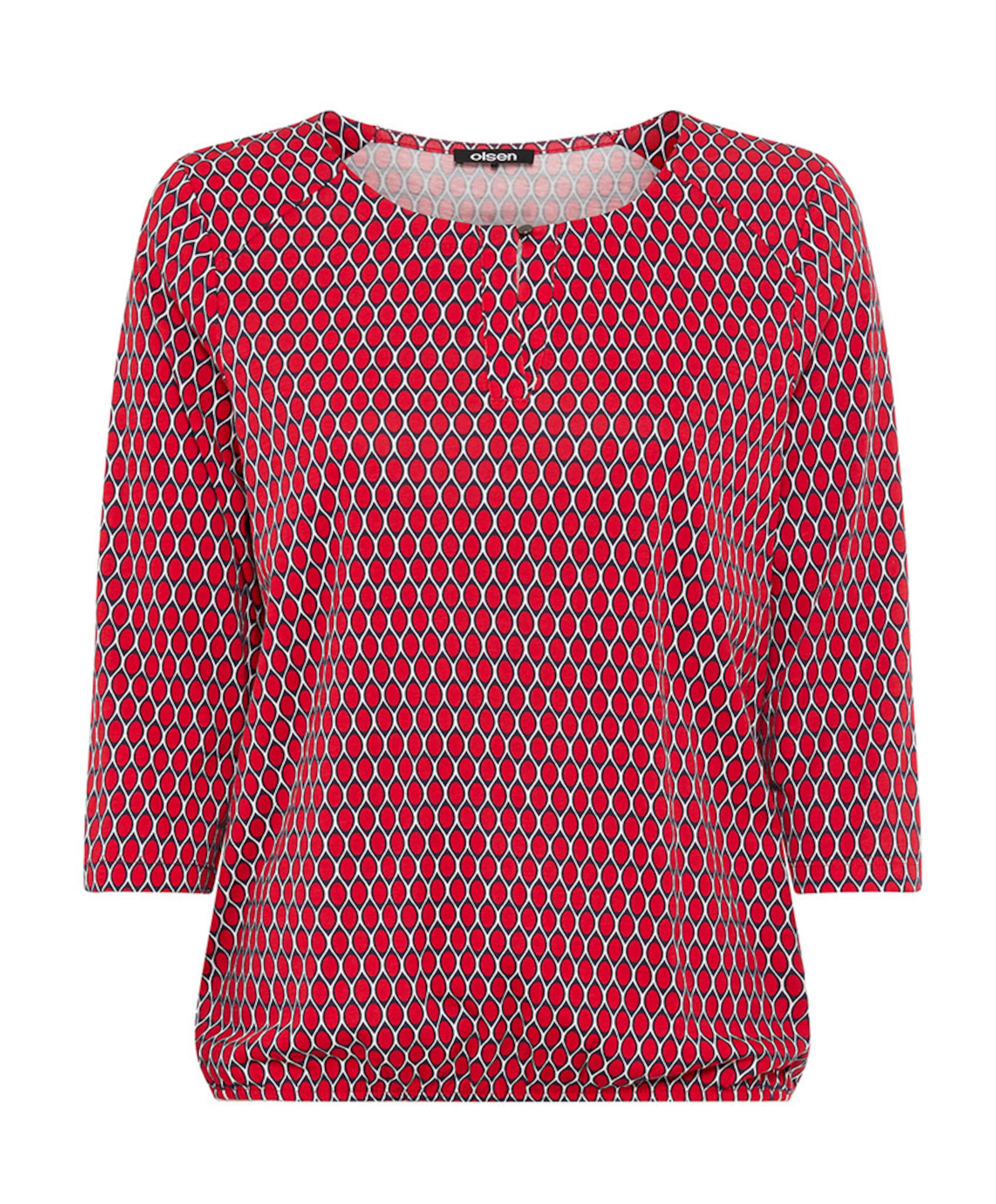 Dames longsleeve rood