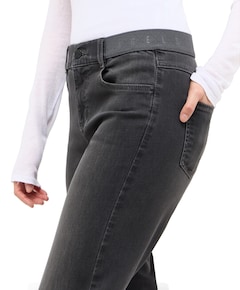 LARA SPORTY dames jeans grijs