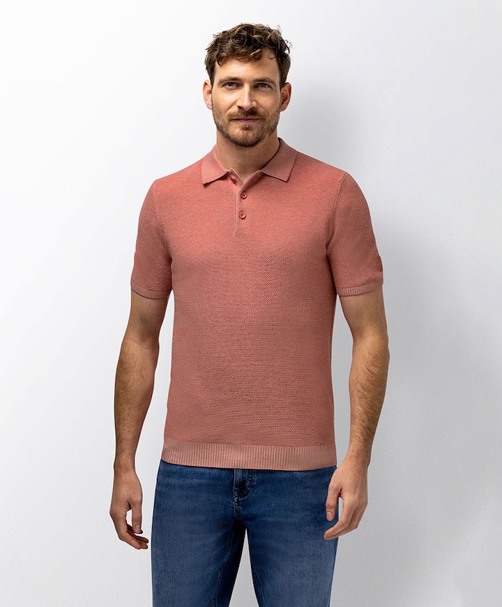 Heren polo roze