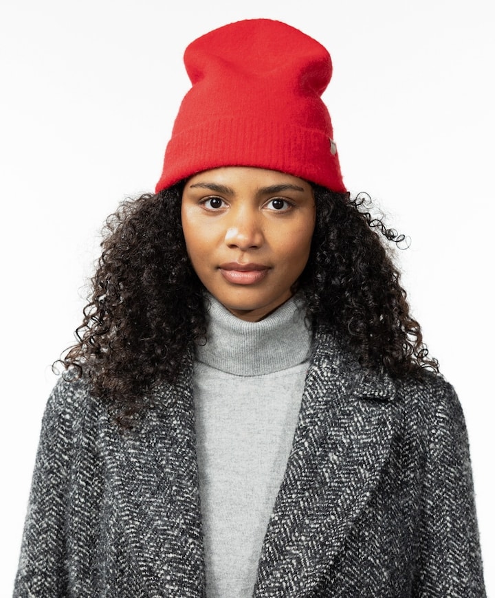 Dames muts rood