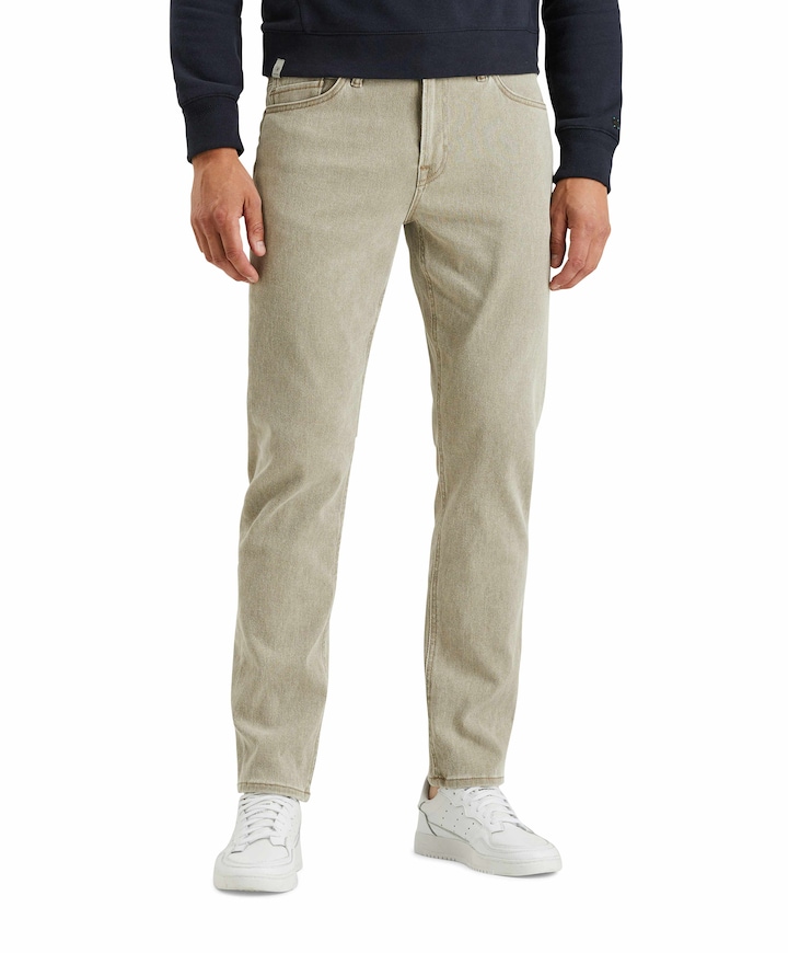 VALVER REGULAR BULL TWILL STRETCH heren jeans beige