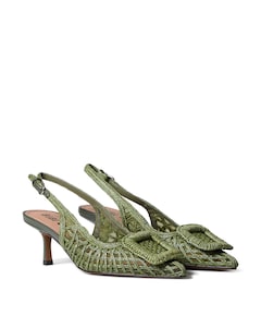 dames slingbacks groen