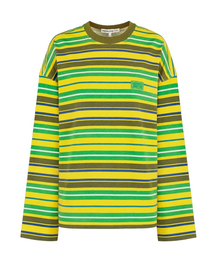 Dames longsleeve geel