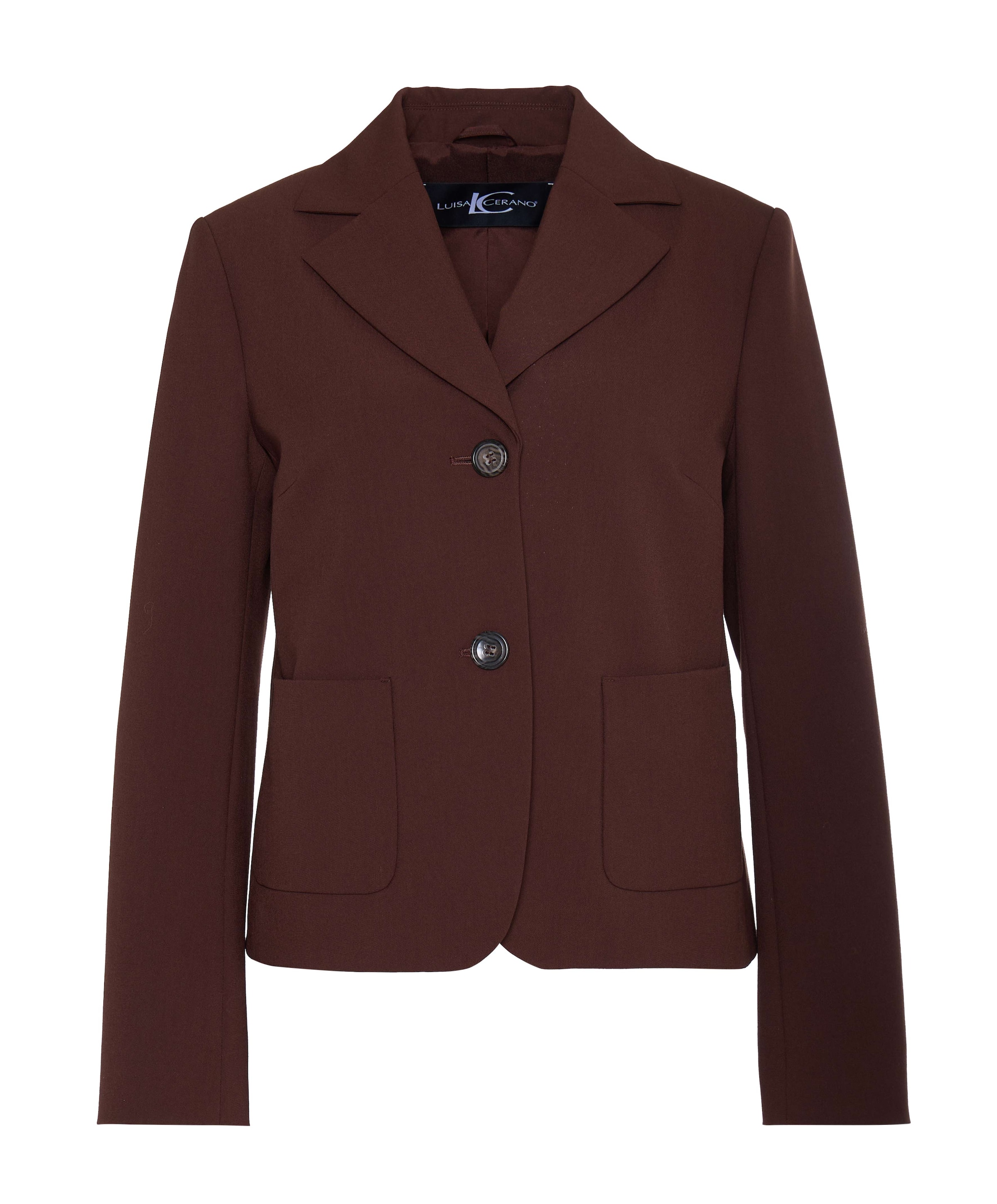 Dames blazer bruin