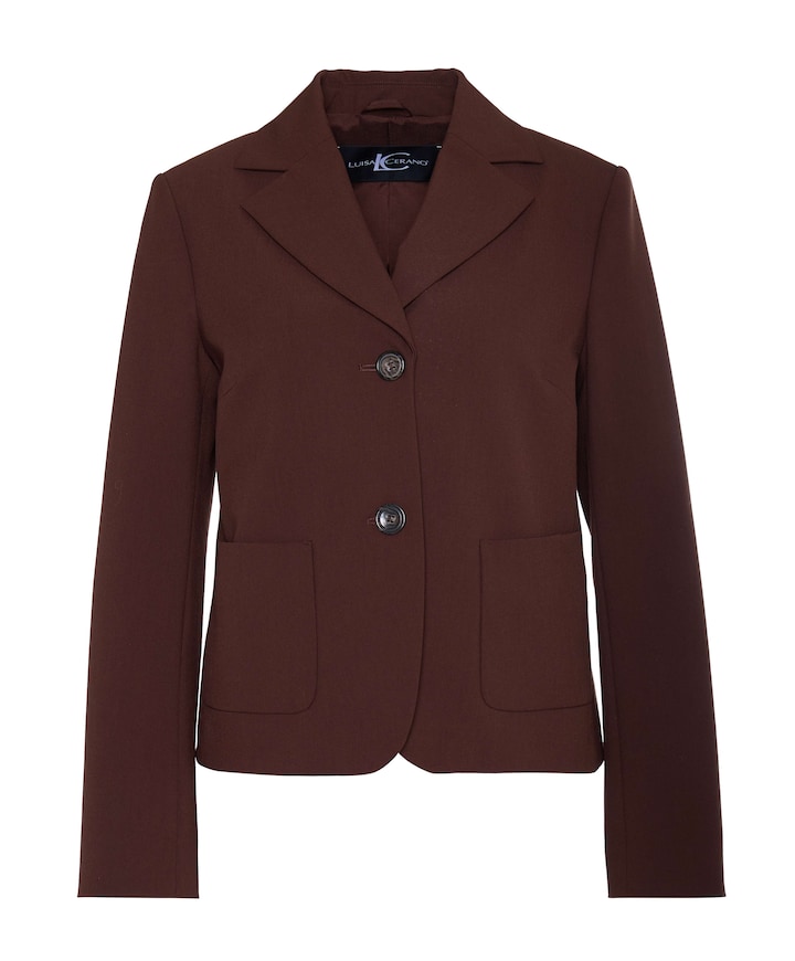 Dames blazer bruin