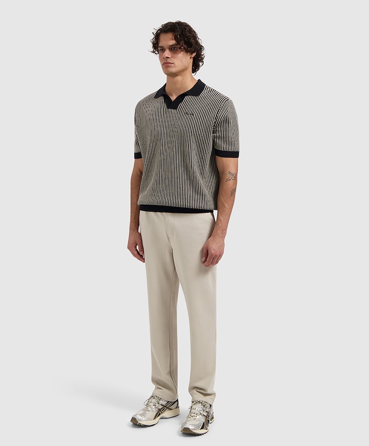 Punta heren broek beige