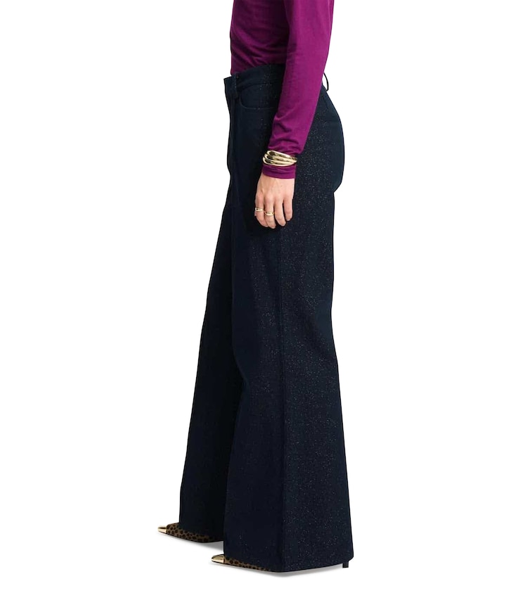 PANTS - Dark Shimmer pantalon blauw