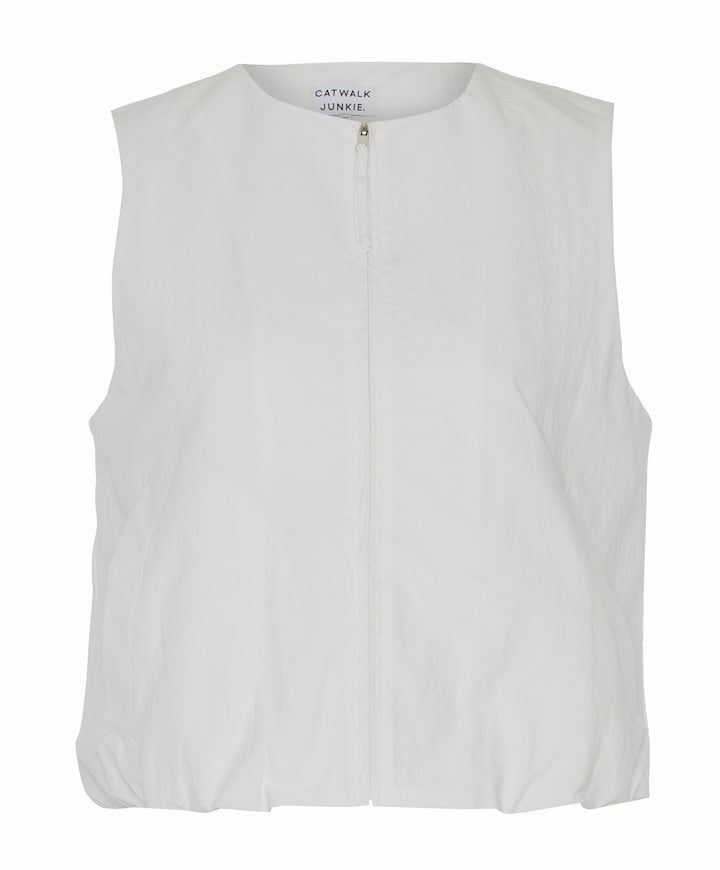 Dames gilet ecru