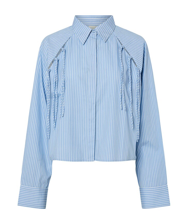 Blouse blauw