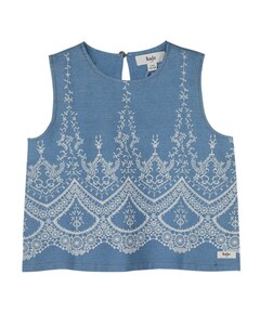 Meisjes top blauw
