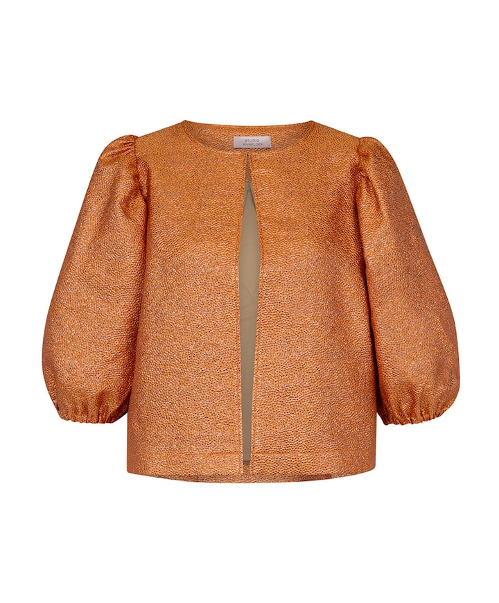 Dames blouse oranje