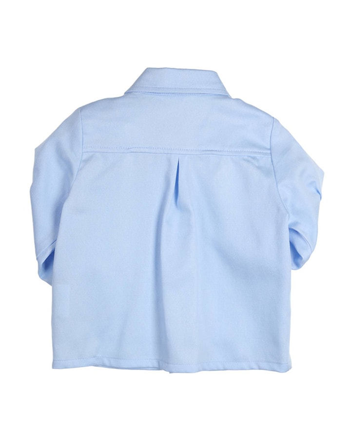 Jongens overhemd blauw