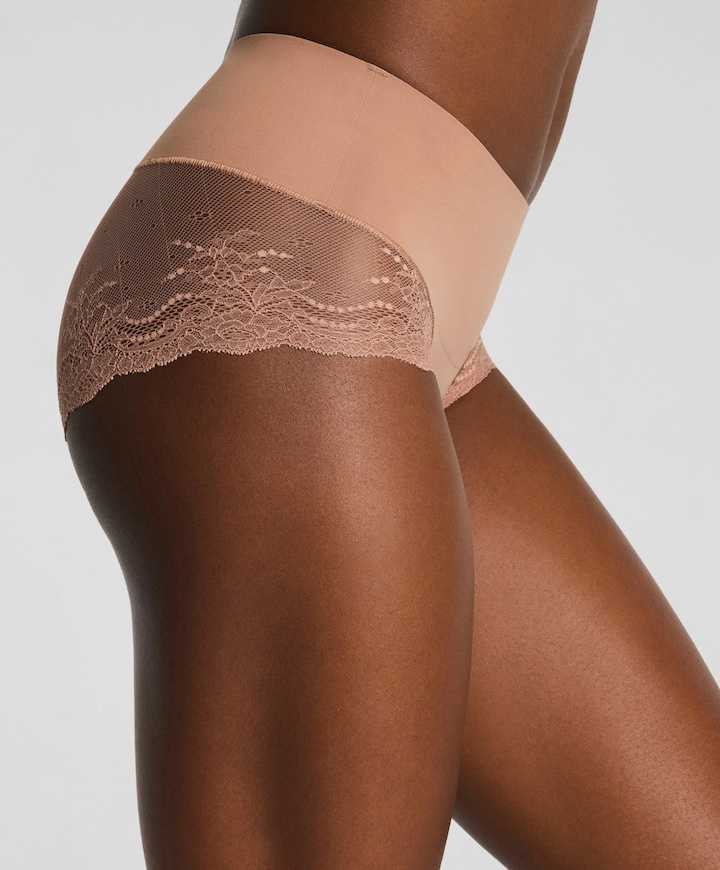 Dames shapewear slip bruin