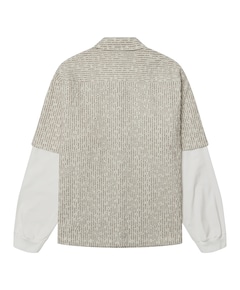 Heren overshirt ecru
