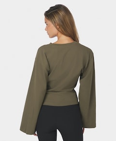 Dames longsleeve groen
