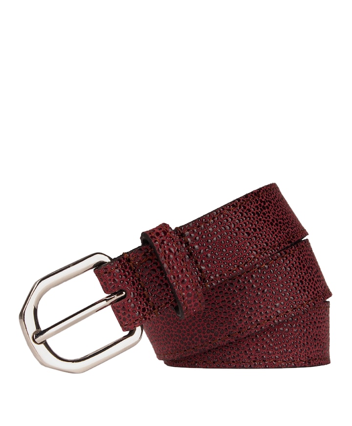 Dames riem bordeaux