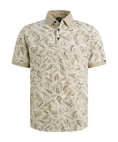 Heren polo beige