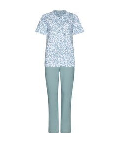 Dames pyjamaset blauw