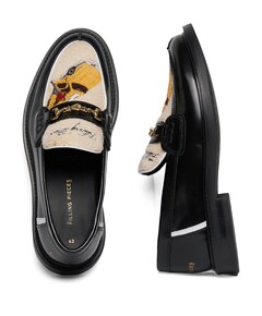 Loafer Yellow Cab heren mocassins zwart