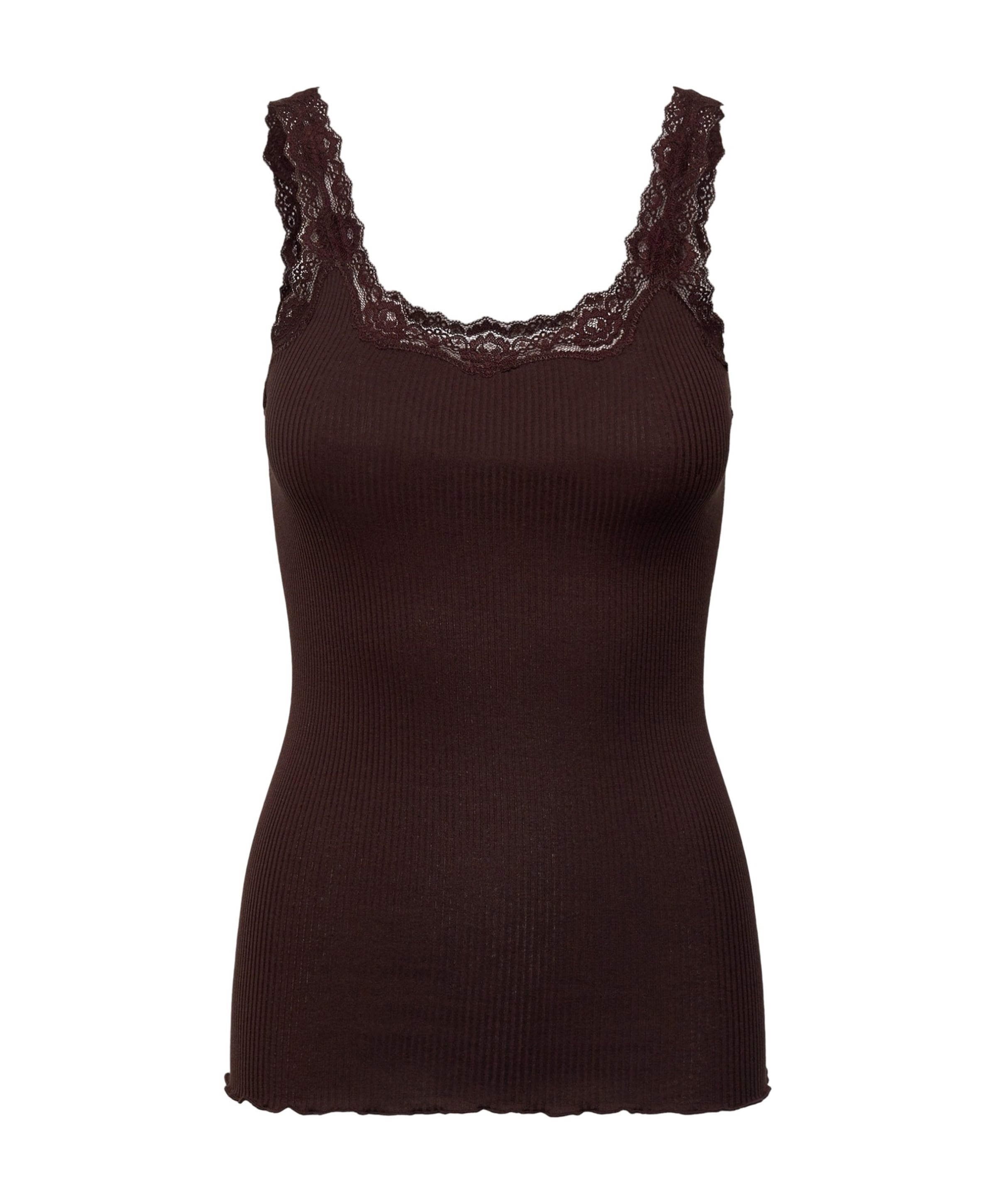 Dames top bruin