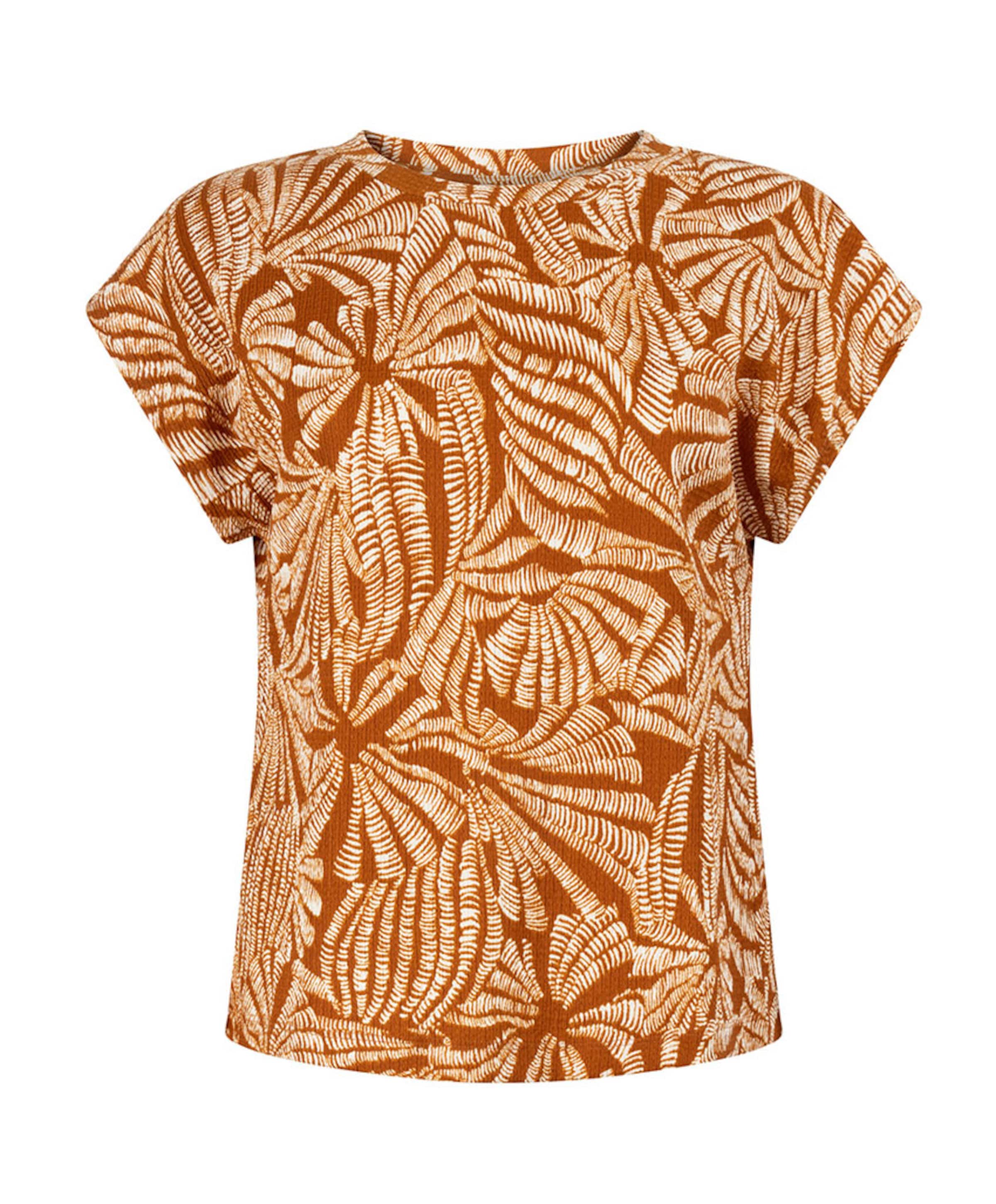 Dames T-shirt bruin