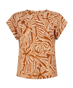 Dames T-shirt bruin
